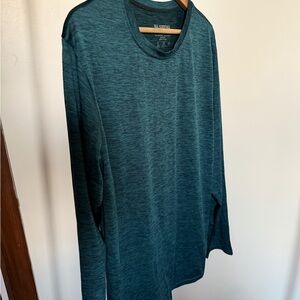 Essentials Blue Patterned Long Sleeve Top